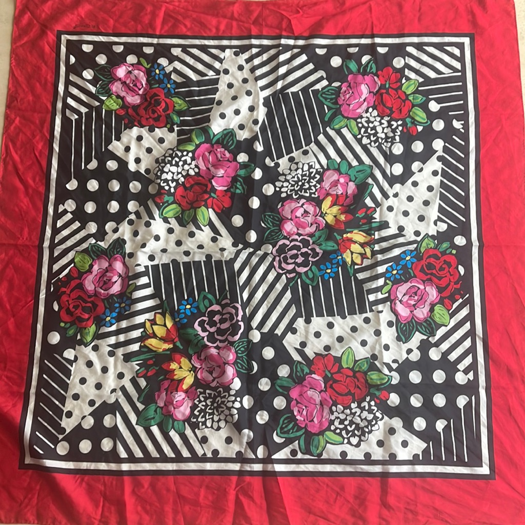 Vintage Echo Scarf Made In Japan